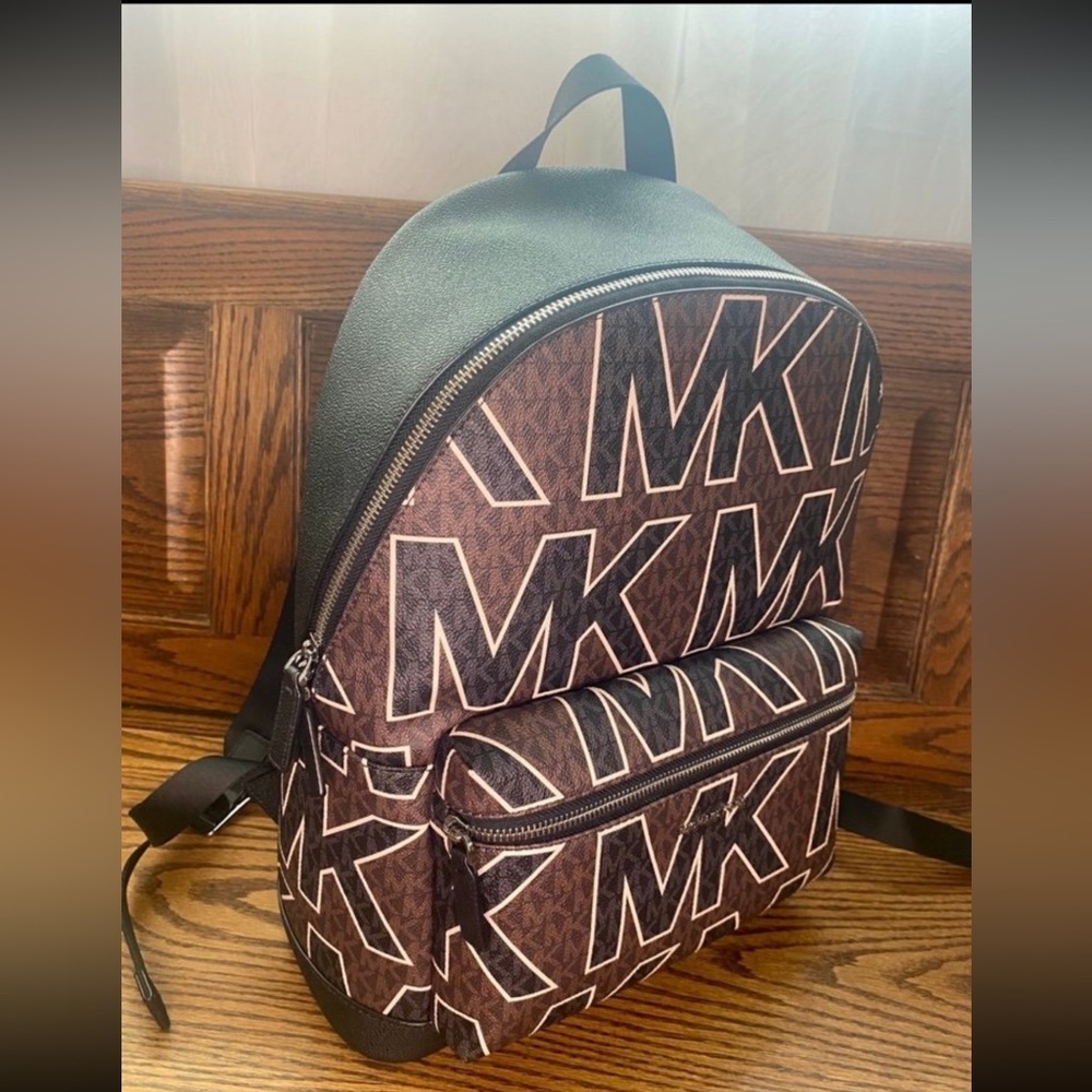 Michael Kors Cooper Large Graphic Logo Backpack Bag - Picture 10 of 10